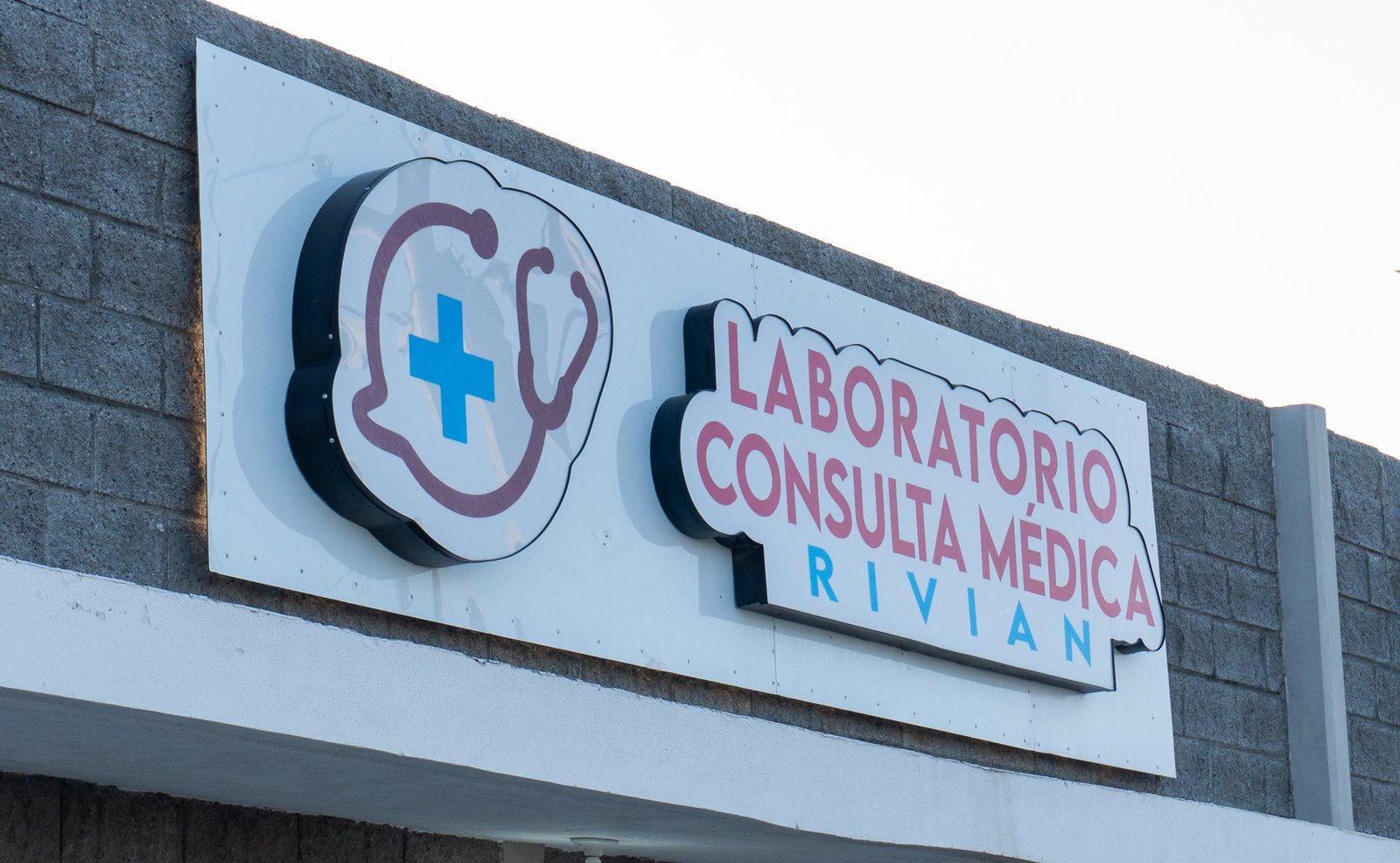 Letrero 3D Laboratorios Consulta Médica