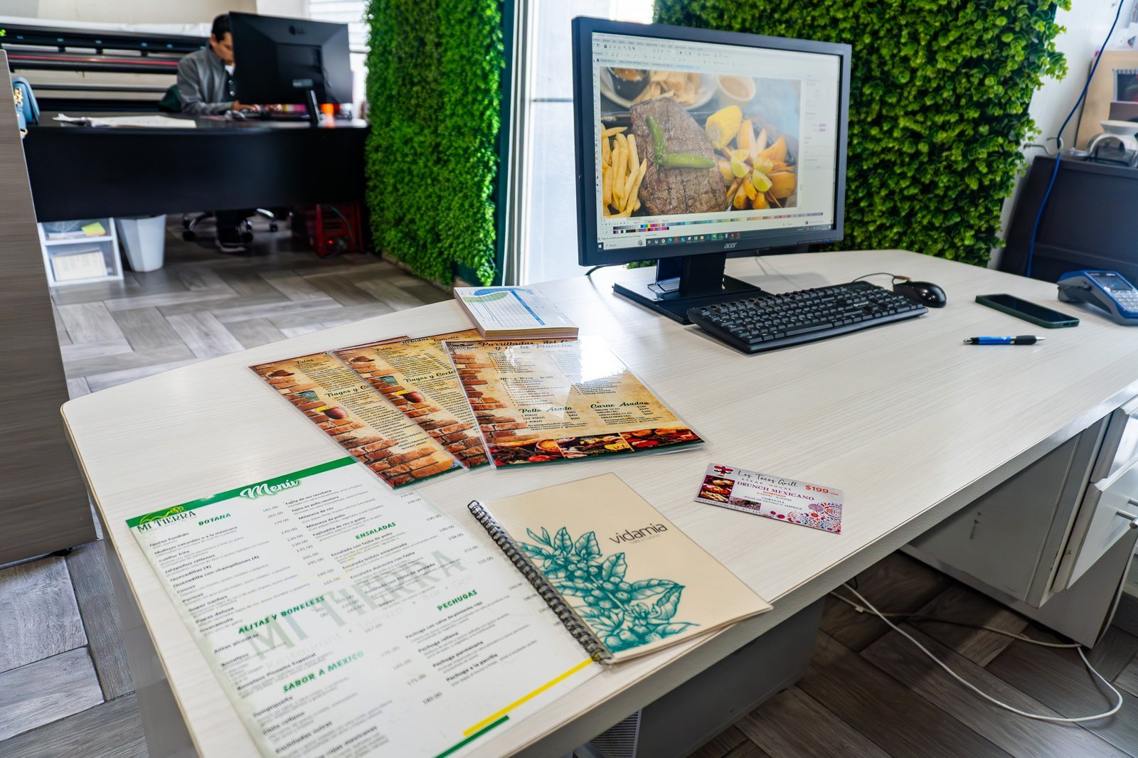 Menús impresos con calidad profesional